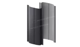 Штакетник металлический МЕТАЛЛ ПРОФИЛЬ ELLIPSE-T 19х126 (ПЭ-01-7024-0.4) купить в екатеринбурге