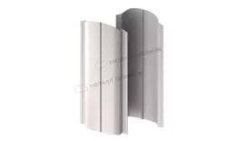 Штакетник металлический МЕТАЛЛ ПРОФИЛЬ ELLIPSE-O 19х126 (ПЭ-01-9002-0.45) купить в екатеринбурге