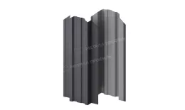 Штакетник металлический МЕТАЛЛ ПРОФИЛЬ TRAPEZE-O 16,5х118 (VALORI-20-Grey-0.5) купить в екатеринбурге