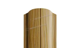 Штакетник металлический МЕТАЛЛ ПРОФИЛЬ ELLIPSE-O 19х126 (ECOSTEEL_ТД-01-ЗолотойДуб-0.5) купить в екатеринбурге