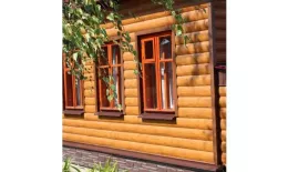 Блок-хаус new Grand Line 0,45 Print Elite с пленкой Golden Wood TwinColor купить в екатеринбурге