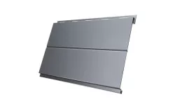 Вертикаль 0,2 line 0,5 Satin с пленкой RAL 9006бело-алюминиевый купить в екатеринбурге
