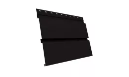 Квадро брус 3D 0,5 GreenCoat Pural BT, matt с пленкой RR 33 черный (RAL 9004 сигнальный черный) купить в екатеринбурге