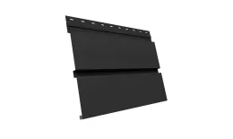 Квадро брус 3D 0,5 GreenCoat Pural BT, matt с пленкой RR2H3 (RAL 7016 антрацитово-серый) купить в екатеринбурге