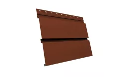Квадро брус 3D 0,5 Satin Matt с пленкой RAL 8004 терракота купить в екатеринбурге