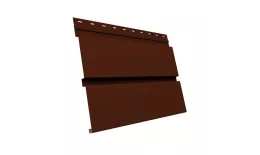 Квадро брус 3D 0,5 Satin с пленкой RAL 3009 оксидно-красный купить в екатеринбурге