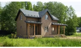 ЭкоБрус 0,345 Grand Line 0,45 Print Elite с пленкой Nordic Wood TwinColor купить в екатеринбурге