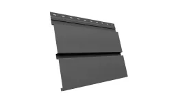 Квадро брус 3D 0,5 GreenCoat Pural BT, matt с пленкой RR 22 серый (RAL 7000 серая белка) купить в екатеринбурге