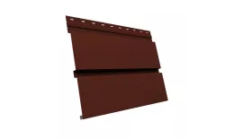 Квадро брус 3D 0,5 GreenCoat Pural BT, matt с пленкой RR 750 кирпично-красный (RAL 8004 терракота) купить в екатеринбурге
