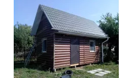 Сайдинг Блок-хаус 0,390 0,5 Satin Matt TX RAL 8004 терракота купить в екатеринбурге