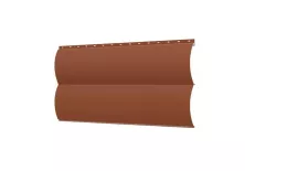 Сайдинг Блок-хаус 0,390 0,5 Satin Matt TX RAL 8004 терракота