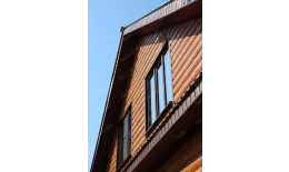 Сайдинг Блок-хаус 0,390 Grand Line 0,45 Print Premium Cherry Wood купить в екатеринбурге