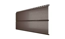 Сайдинг МЕТАЛЛ ПРОФИЛЬ Lбрус-XL-14х335 (VALORI-20-DarkBrown-0.5) купить в екатеринбурге