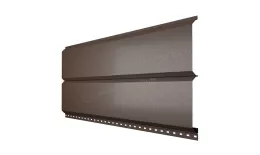 Сайдинг МЕТАЛЛ ПРОФИЛЬ Lбрус-15х240 (VALORI-20-DarkBrown-0.5) купить в екатеринбурге