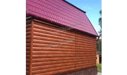 Сайдинг МЕТАЛЛ ПРОФИЛЬ Woodstock-Н-28х330 (ECOSTEEL-01-МореныйДуб-0.5) купить в екатеринбурге