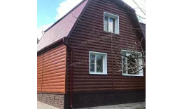 Сайдинг МЕТАЛЛ ПРОФИЛЬ Woodstock-Н-28х330 (ECOSTEEL-01-МореныйДуб-0.5) купить в екатеринбурге