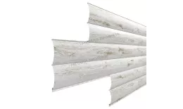 Сайдинг МЕТАЛЛ ПРОФИЛЬ Woodstock-Н-28х330 (ECOSTEEL_MA-01-Беленый Дуб-0.5) купить в екатеринбурге