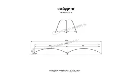 Сайдинг МЕТАЛЛ ПРОФИЛЬ Woodstock-Н-28х330 (ECOSTEEL_T-01-ЗолотойДуб-0.5) купить в екатеринбурге
