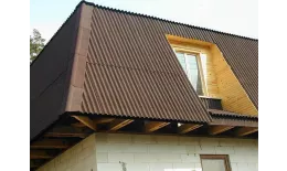 Кровельный лист Ондулин Smart 1950х950 мм, коричневый купить в екатеринбурге