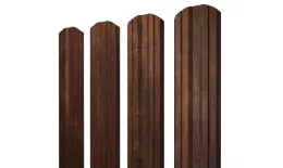 Штакетник Twin фигурный 0,45 Print-Double Premium Cherry Wood Dark F купить в екатеринбурге