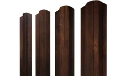 Штакетник М-образный B фигурный 0,45 Print-Double Premium Cherry Wood Dark F купить в екатеринбурге