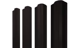 Штакетник М-образный B фигурный 0,5 Velur X RAL 9005 черный купить в екатеринбурге