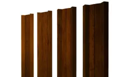 Штакетник М-образный А с прямым резом 0,45 Print-Double Premium Golden Wood Intense F купить в екатеринбурге