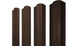 Штакетник М-образный В фигурный 0,5 Satin Matt TX RAL 8017 шоколад купить в екатеринбурге