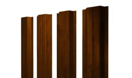 Штакетник П-образный A с прямым резом 0,45 Print-Double Premium Golden Wood Intense F купить в екатеринбурге