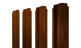 Штакетник П-образный В фигурный 0,4 Print Premium Golden Wood Intense FTC купить в екатеринбурге