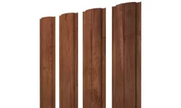 Штакетник Полукруглый Slim с прямым резом 0,45 Print Premium Rowan Wood Intense FTC купить в екатеринбурге
