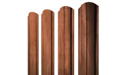 Штакетник Полукруглый Slim фигурный 0,45 Print Premium Rowan Wood Intense FTC купить в екатеринбурге
