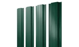 Штакетник Прямоугольный с прямым резом 0,5 Satin Matt RAL 6005 зеленый мох купить в екатеринбурге