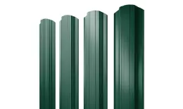 Штакетник Прямоугольный фигурный 0,5 Satin Matt TX RAL 6005 зеленый мох купить в екатеринбурге