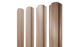 Штакетник Прямоугольный фигурный 0,45 Print Elite Honey Wood TwinColor купить в екатеринбурге