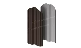 Штакетник металлический МЕТАЛЛ ПРОФИЛЬ М-111-О (VALORI-20-DarkBrown-0.5) купить в екатеринбурге