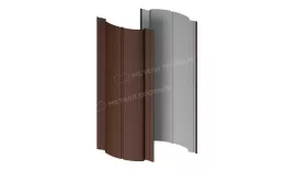 Штакетник металлический МЕТАЛЛ ПРОФИЛЬ Э-118-Т (VALORI-20-Brown-0.5) купить в екатеринбурге