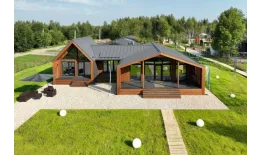Кликфальц Grand Line 0,5 Drap с пленкой на замках RAL 7024 мокрый асфальт купить в екатеринбурге