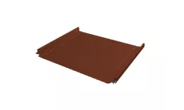 Кликфальц Pro Gofr Grand Line 0,45 Drap TR с пленкой на замках RAL 8004 терракота купить в екатеринбурге