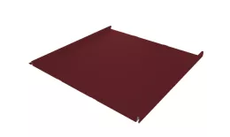 Фальц двойной стоячий Line Grand Line 0,45 Drap TR с пленкой на замках RAL 3005 красное вино купить в екатеринбурге