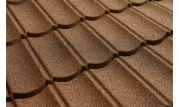Черепица композитная 0.40мм 1340х420мм CM ROOF BOND COFFEE (кофе) купить в екатеринбурге