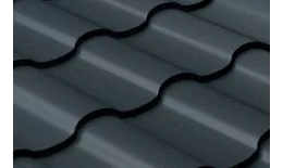 Металлочерепица GL Kredo 0.5 Rooftop Matte (Стальной Бархат) RAL 7016 антрацитово-серый купить в екатеринбурге
