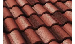 Цементно-песчаная минеральная черепица Braas Адриа красная купить в екатеринбурге