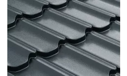 Металлочерепица GL Kvinta Plus 0,5 GreenCoat Pural Matt RR 2H3 темно-серый купить в екатеринбурге