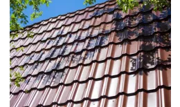 Металлочерепица GL Квинта плюс (Kvinta Plus) 0,5 Velur RAL 6005 зеленый мох купить в екатеринбурге