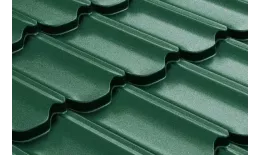 Металлочерепица GL Квинта плюс (Kvinta Plus) 0,5 Velur RAL 6005 зеленый мох купить в екатеринбурге