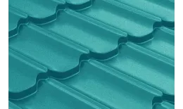 Металлочерепица Grand Line Kvinta Plus 0,45 Полиэстер RAL 5021 водная синь купить в екатеринбурге