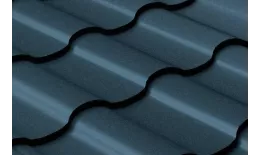 Металлочерепица GL Kredo 0.5 GreenCoat Pural RAL 7024 мокрый асфальт купить в екатеринбурге