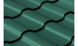 Металлочерепица GL Kredo 0.5 Velur RAL 6020 хромовая зелень купить в екатеринбурге