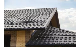 Металлочерепица GL Kredo 0.5 Velur RAL 8019 темно-коричневый купить в екатеринбурге